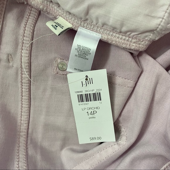 NWT J. Jill orchid slim ankle jeans - Picture 5 of 12